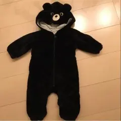 ミキハウスダブルb ブラックベアつなぎ 70㎝