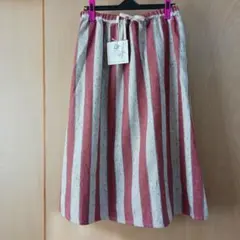 ✨PeniPhass　未使用 赤と白のストライプ フレアスカート M