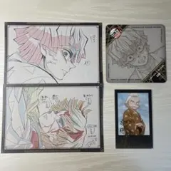 鬼滅の刃 ダイニング 我妻善逸 原画ポストカード コースター 桑島 ブロマイド