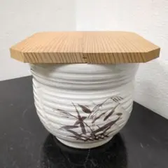 茶道具 平水指 刷毛目 黒塗割蓋 - メルカリ