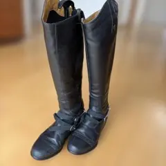 MORETTA 乗馬用 ロングブーツ ブラック