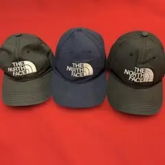 THE NORTH FACE ロゴ刺繍キャップ 3点セット