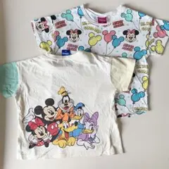 Disney ミッキー Tシャツ 100cm 2点セット