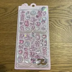 ボンボンドロップシール　バレエ　バレリーナ　ピンク