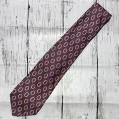 メンズ　ネクタイ　カジュアル　オシャレ　ビジネス　シルク　幾何学模様　赤　新品