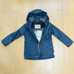 【未使用美品】Hunter レインコート　ネイビー　5〜6Y 雨具　アウトドア