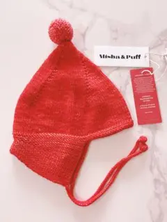 Misha & Puff pointy Peek Hat Red flame