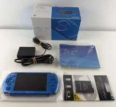 極美品 PSP3000 バイブラントブルー 本体 ソニー ポータブル 動作品