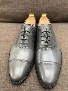 【極美品】ジャランスリワヤ　クォーターブローグ　グレーのサムネイル