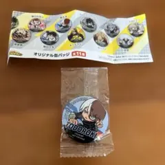 僕のヒーローアカデミア 轟焦凍 缶バッジ　くら寿司