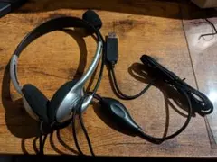 ELECOM USBヘッドセット HS-FBE01USV オーバーヘッドタイプ