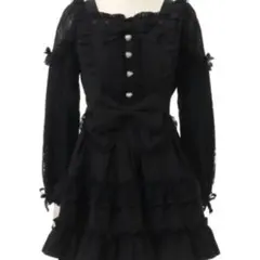 LIZLISA ティアラリボンティアードワンピース