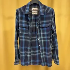 MOSSIMO 長袖シャツ XL/TG 青系チェックのサムネイル