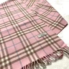 美品⭐︎ BURBERRY LONDON カシミヤ100％　超大判　マフラー