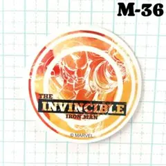 «M-36» MARVEL アベンジャーズ アイアンマン 防水加工 ステッカー