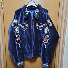 SEIJO スカジャン XL ネイビー世田谷ベース SEIJO スカジャン XL ネイビー世田谷ベース SEIJO スカジャン XL