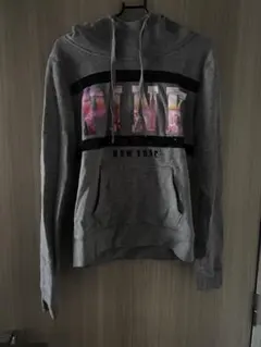 Victoria secret PINK グレー フード付きパーカーのサムネイル
