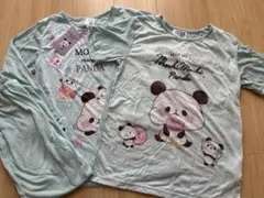 もちもちぱんだ　パジャマ　薄手　長袖　半袖　長ズボン　3点セット　新品 140