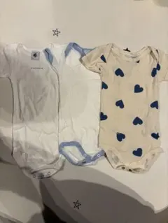 PETIT BATEAUロンパース3点セット