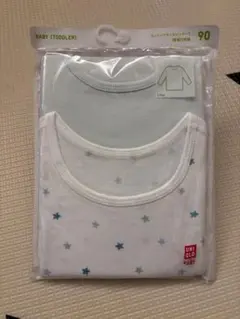 UNIQLO 綿100% コットンフライスインナーT 90cm 2枚組