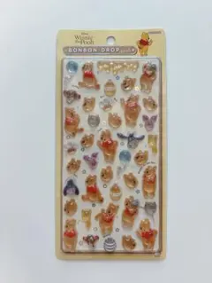 プーさん ボンボンドロップシール