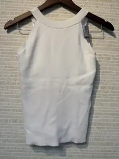 【JEANASIS】 カップ付き タンクトップ ホワイト Fのサムネイル