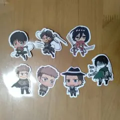 【最終値下げ】進撃の巨人　ミニキャラ風ステッカー
