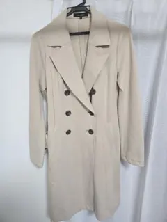 rienda ベージュダブルブレスト　トレンチコート Sサイズ