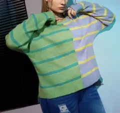 3XL♡カラフルBIGニット( ^ω^ )新品