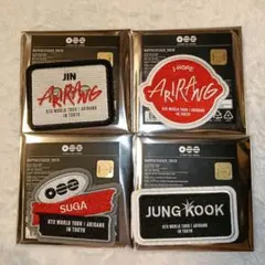 BTS ARIRANG ワッペン　ステッカー アリラン　4種　ジョングク JIN BTS ARIRANG ワッペン ステッカー アリラン 4種 ジョングク JIN - メルカリ