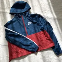 NIKE ナイロンジャケット M ネイビー/レッド
