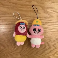 おぱんちゅうさぎ　ぬいぐるみ　キーホルダー　スシロー　さつまいも　工事