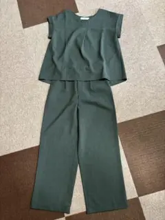 EMPORIUM グリーン パンツセットアップ