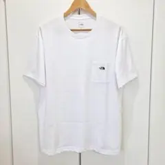 ノースフェイス ポケット Tシャツ ホワイト XL