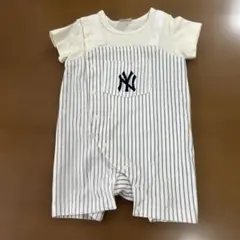 ニューヨーク・ヤンキース ストライプロンパース 70cm