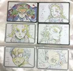 鬼滅の刃 ダイニング 無限列車編 ポストカード 煉獄杏寿郎 猗窩座