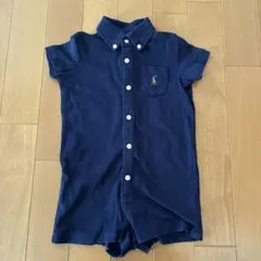 ✴︎Ralph Lauren✴︎ ネイビー ポロシャツロンパース　9M