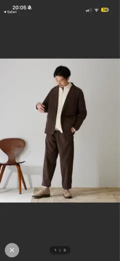 417 EDIFICE コーデュロイ スーツ セットアップ