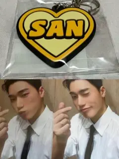 ATEEZ アチズ　FC くじ　トレカ　ラバーキーホルダー　サン　ラスト