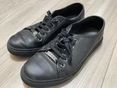 グッチ GUCCI レザースニーカー 黒 6
