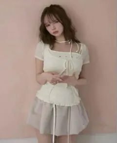 andmary アンドマリー claire set tops ivory - メルカリ