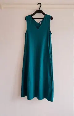 試着のみ ユニクロ マーセライズコットンAラインワンピース