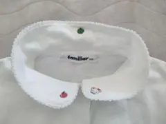 ファミリア襟付きブラウス 長袖トップス 定番ブラウス ＊ファミちゃん＊120