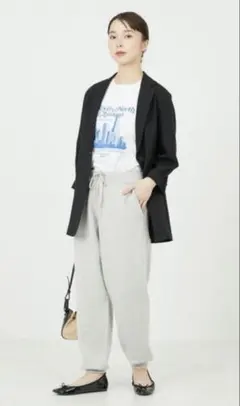 【試着のみ】FREAK'S STORE ニット ジョガー イージーパンツ S