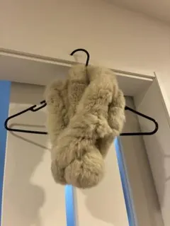 ラビットファー マフラー