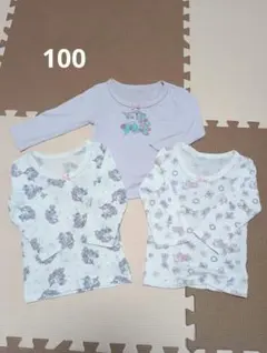 肌着　長袖　100　まとめ売り　ユニコーン　女の子