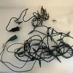 2個セット　電球色　カラフルクリスマスライト　イルミネーション　昭和レトロ