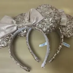 ディズニーカチューシャ/2個セット/ミニー/スパンコール/ピンク