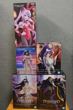 OVERLORD フィギュア セット アルベド　シャルティア・レッド　アインズ