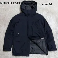【廃盤】 ノースフェイス スヌープ ダウンジャケット 総柄 ロゴ ネイビー M